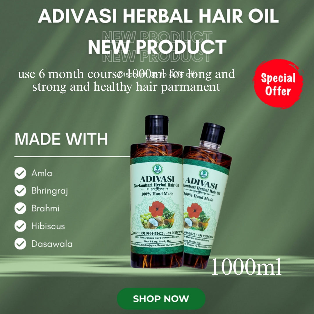 Mysore Hakki Pikki Hair Oil 1000Ml